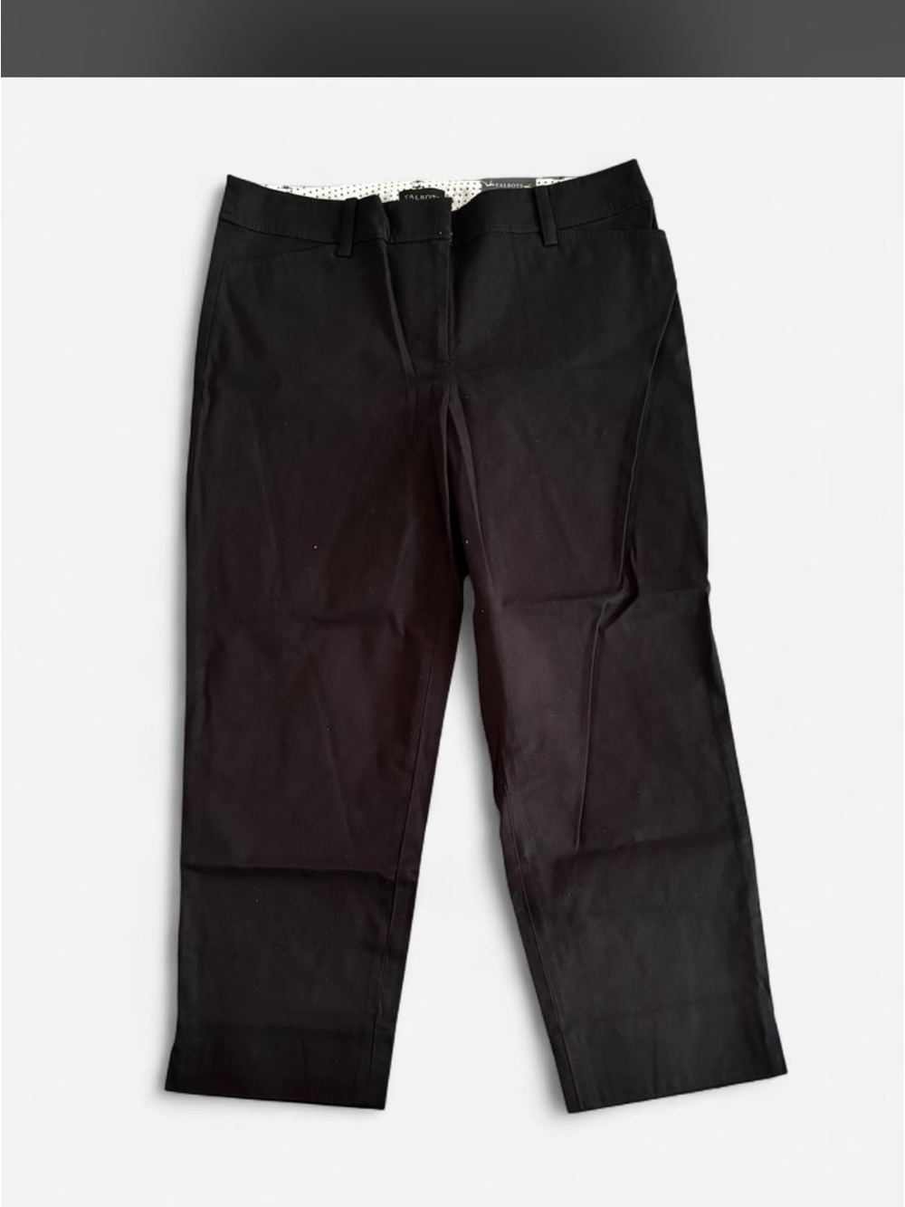Talbots Black Women's Straight-Leg Dress Pants